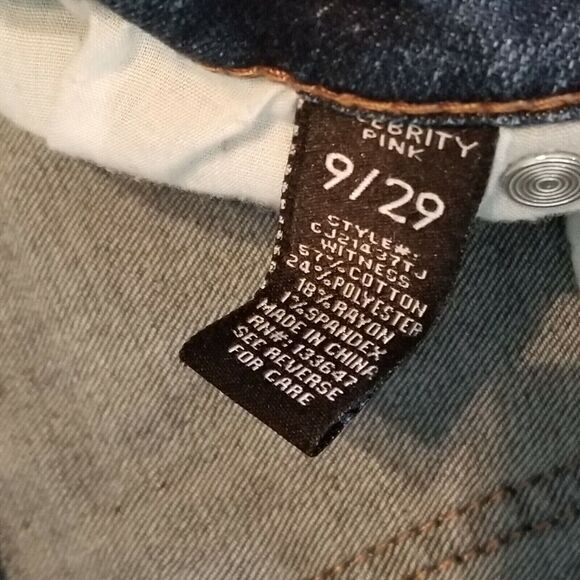 Celebrity Pink Womens Jeans Juniors Size 9 Boyfriend Distressed Stretch - Picture 10 of 10